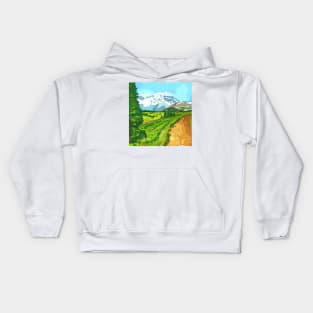 Mount Rainier National Park Kids Hoodie